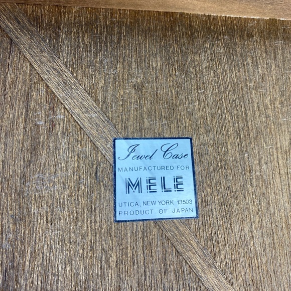 Vintage Wooden Mele Jewelry Box Dresser Large 7 Drawers Made Japan Mid Century - Picture 15 of 15